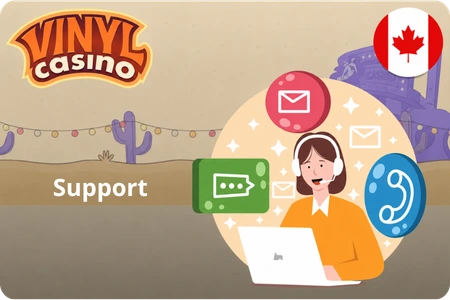 Vinyl Casino customer support