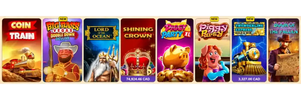 Vinyl Casino slots Canada