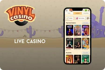 Live Casino in Vinyl casino