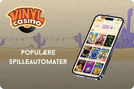 Populære spilleautomater Vinyl Casino