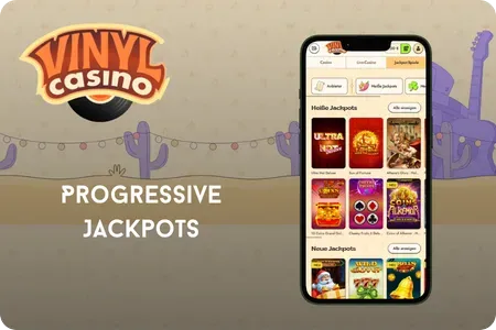 Progressive Jackpots in vinyl Casino