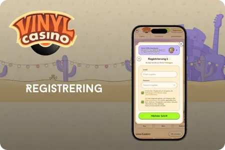 Registrering Vinyl Casino