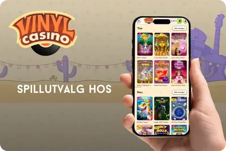 Spillutvalg hos Vinyl Casino