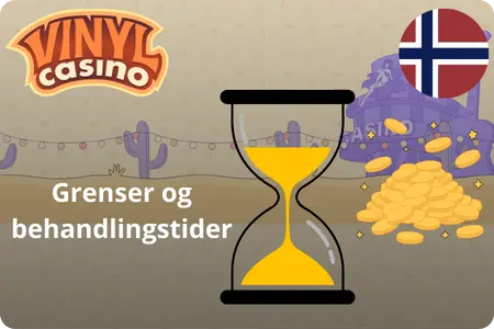 Grenser og behandlingstider – timeglass med mynter